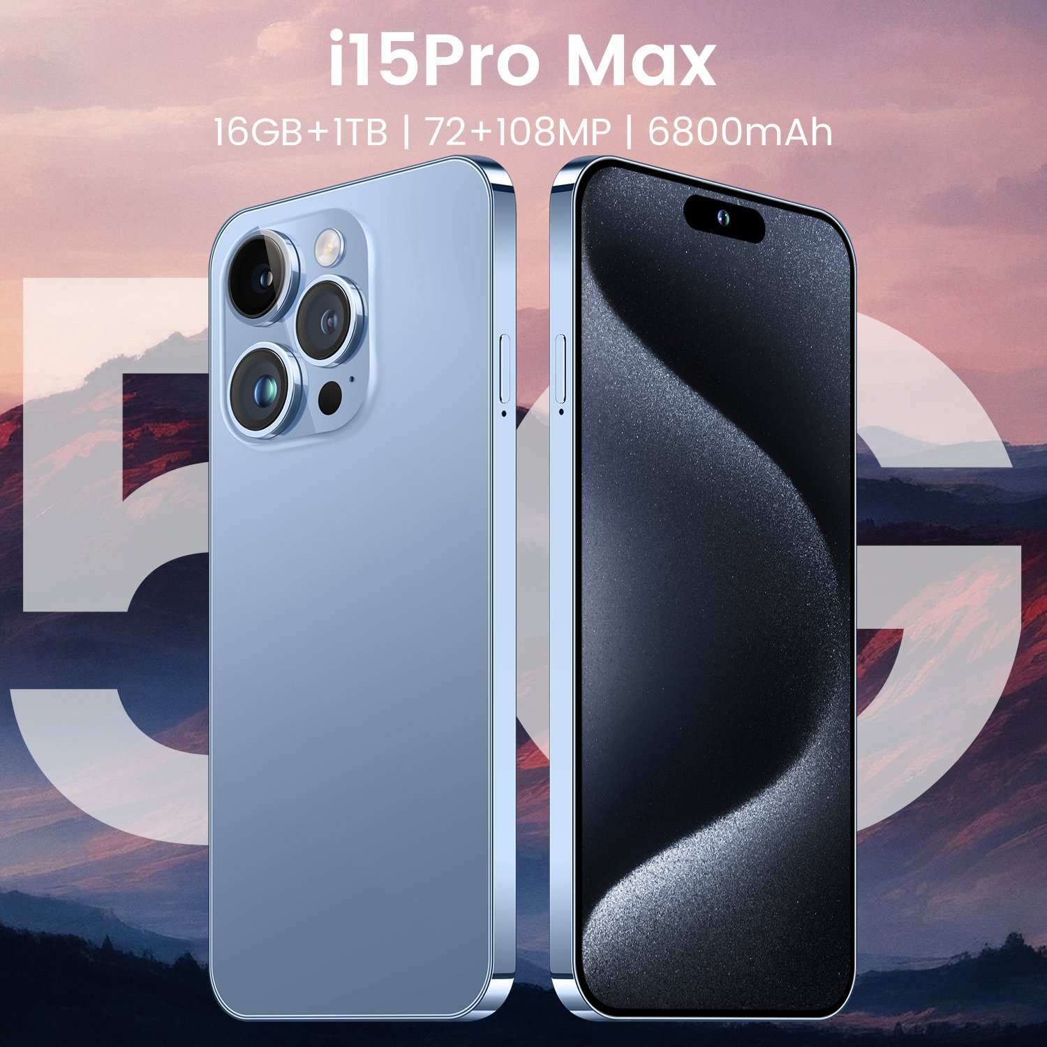 Feature Phone 15 Pro Max Cell Cheap Mobile Phone 5G Smartphone Smartphone Gaming 15 Android