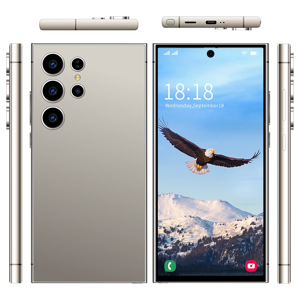 Best selling Big Screen Galaxy S24 Ultra smart phone Gaming 6.8inch Cellphone With S-Pen 4G WIFI android S23 S24 mobile phones
