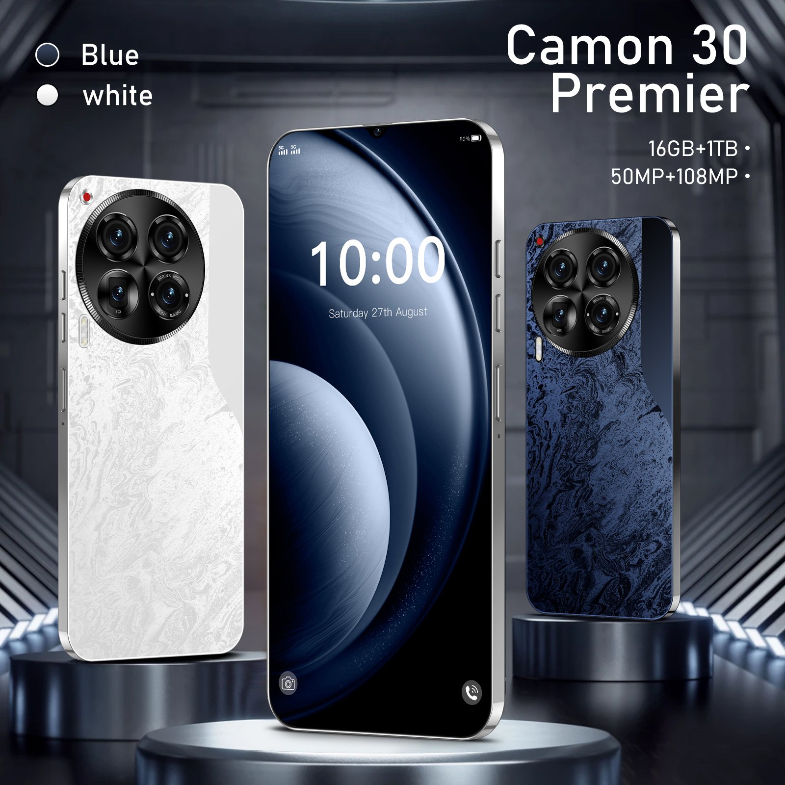 Original Camon 30 Premier 5G smartphone 16GB RAM 1TB 2SIM Cellphone Wholesale Android mobile phones