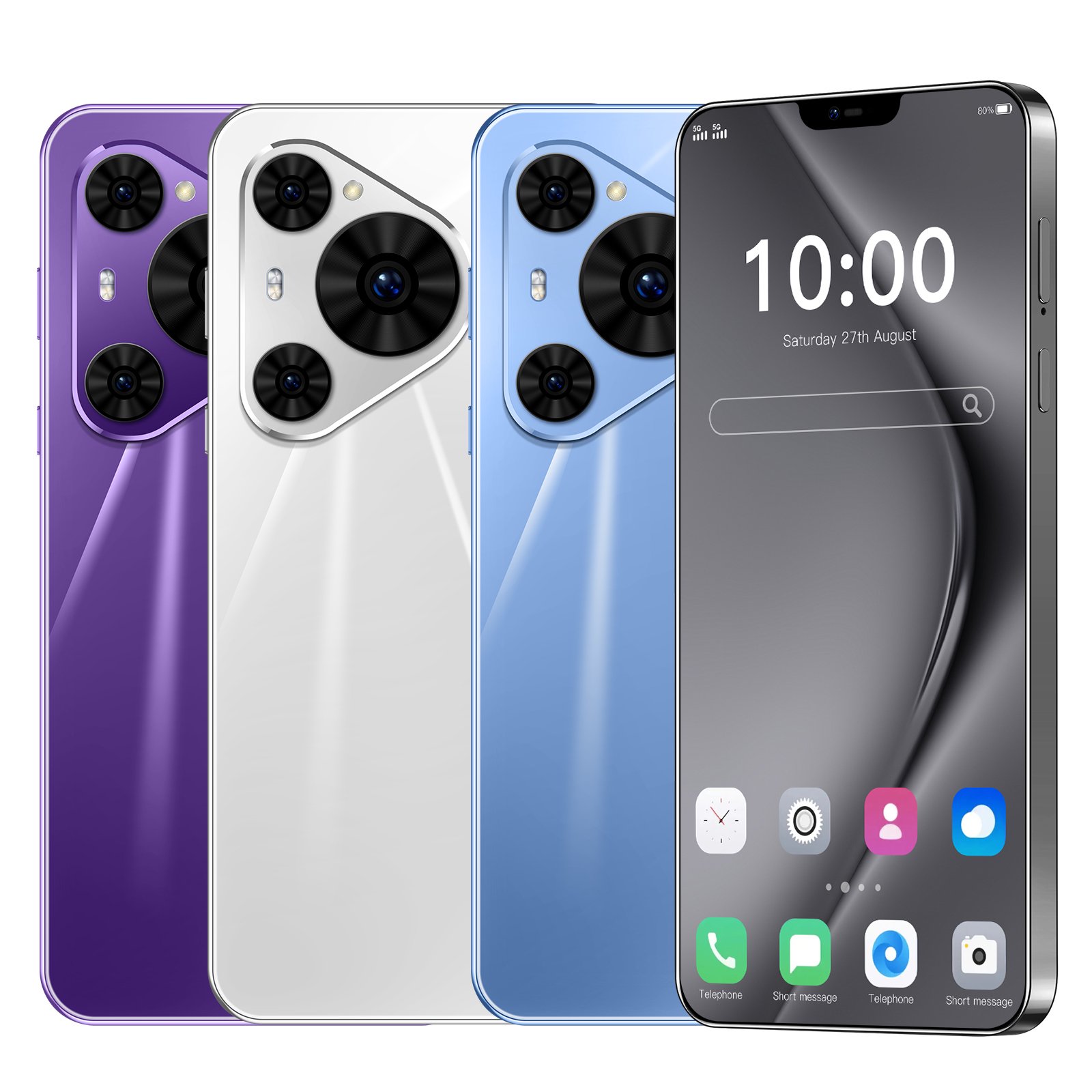 High-quality Pura 70 Pro 6.8 inch FHD Super-V Display 5g smartphone 8000mAh large battery Dual SIM Dual mobile phone Pura 70 Pro