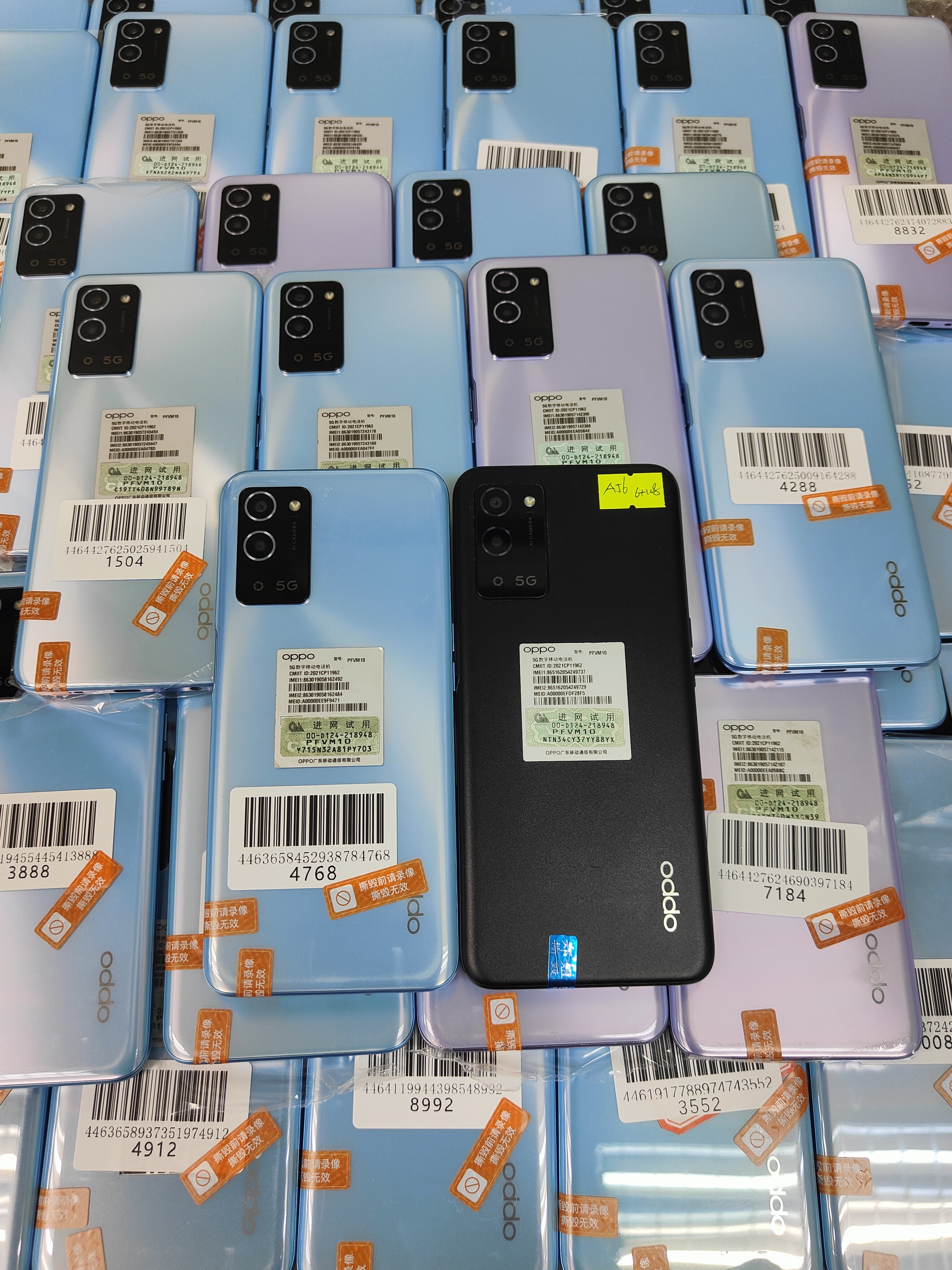 Hot selling Android unlocked dual SIM 6.5 inch 128GB for Oppo A56 5G used mobile phones