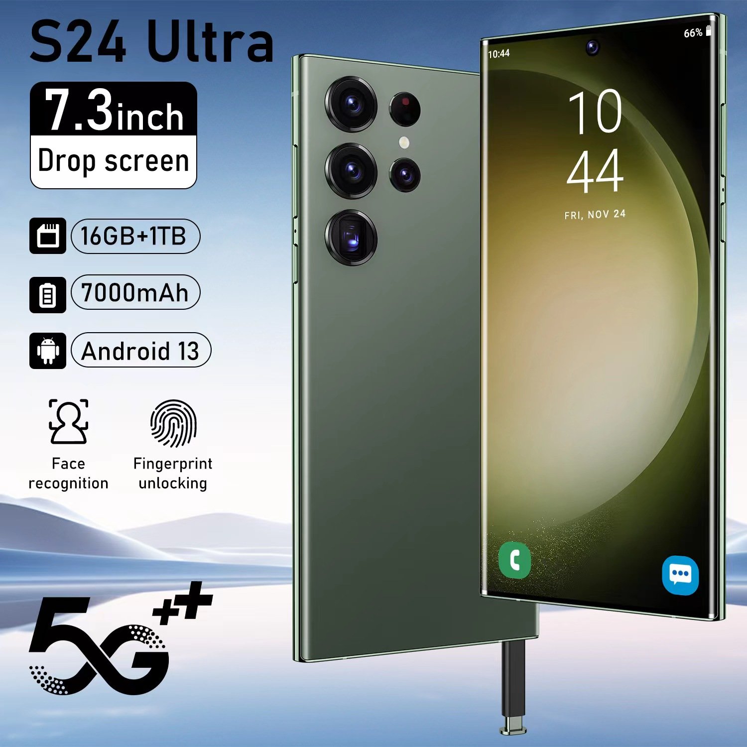 Best sell 16+1TB Galaxy S24 Ultra smart phone 6.8inch telephone US version Unlock S-Pen 4G WIFI android S23 S24 mobile phones