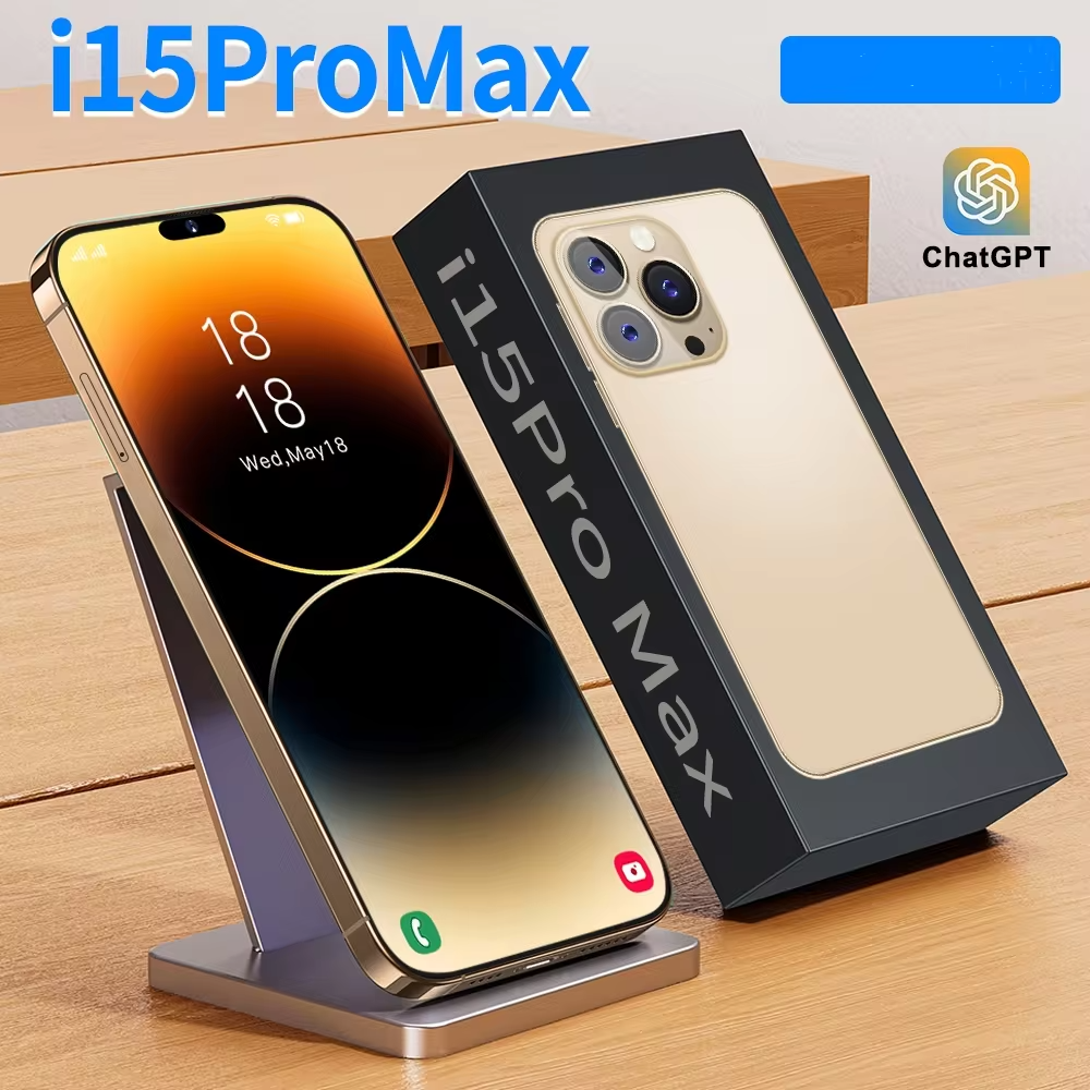 15 Pro Max 7.3inch Android 16gb+512gb Mobile Cell Phone Android 13 Smartphone Unlocked Mobile Phones For I15