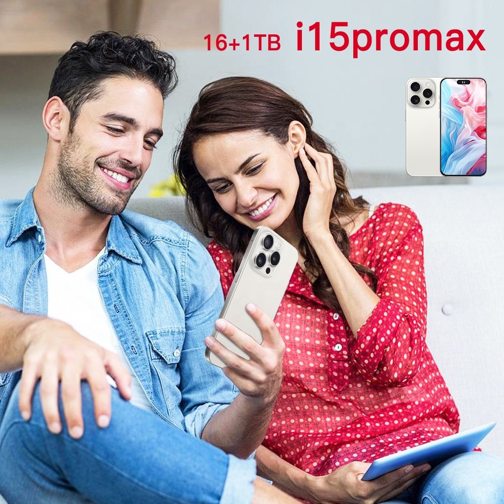 Global Version Cheap 15 Pro Max 6.8 inch screen clone 4G 5G smartphone 8GB+512GB unlocked i cell phone 15 pro max Have Logo