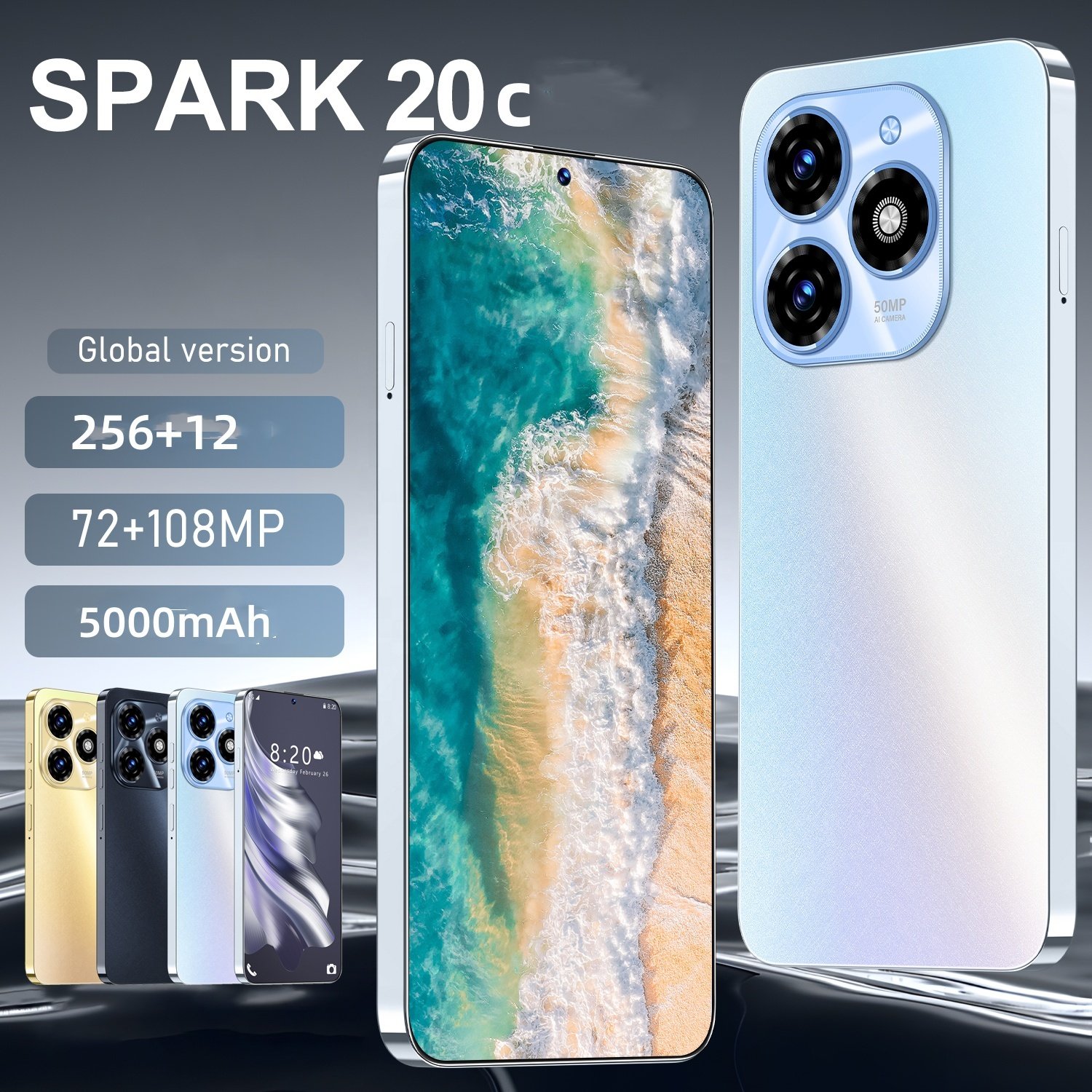 128g cheap mobile phone mobiles phones with prices 4g & 5g smartphone buy mobile phones spark 20C mobilephones