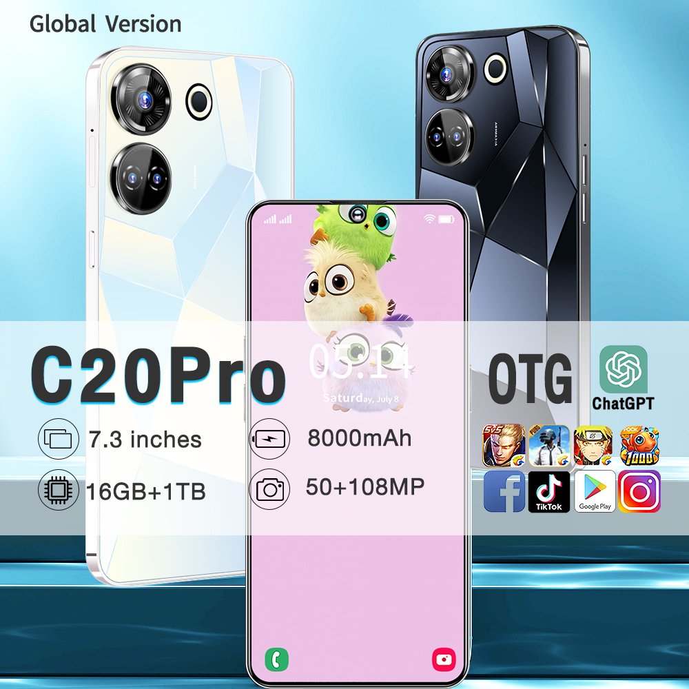 Wholesale Hot Sale camon 20 pro 5g smartphone 3G+64GB camon phone 16GB+512GB mobile phone