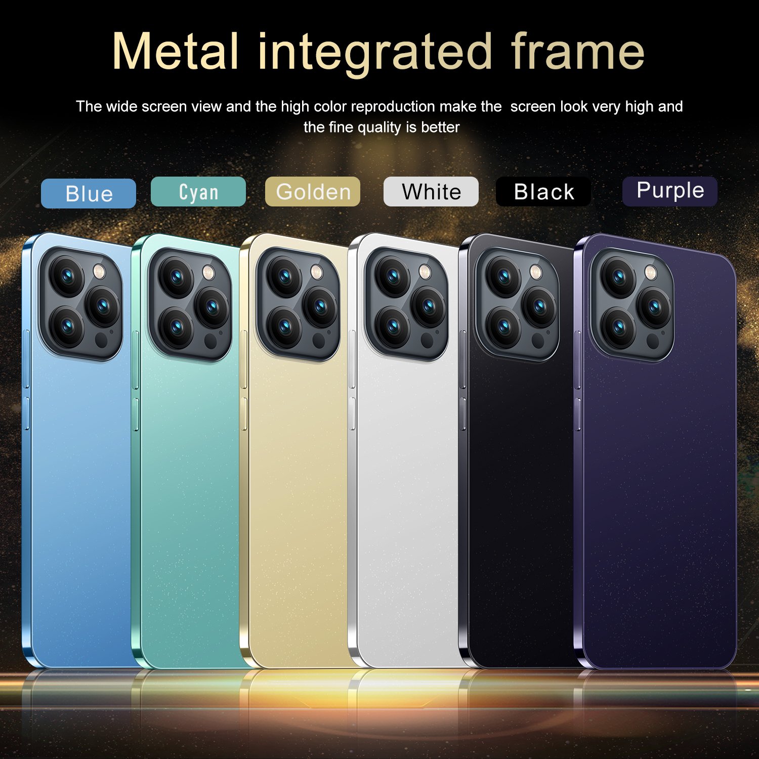 Hot selling original 14 Pro Max 16GB+512GB unlocked 5G smartphone 8800Mah fast charging 6.7inch large screen Android phone