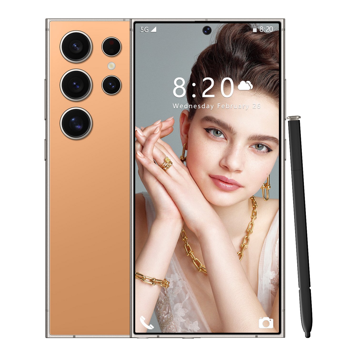 Cheap phones S24 ultra 5G Smartphone Gloabal Version 12GB+1TB Android 14 Cellphone 7.3inches HD screen Dual SIM Mobile Phone