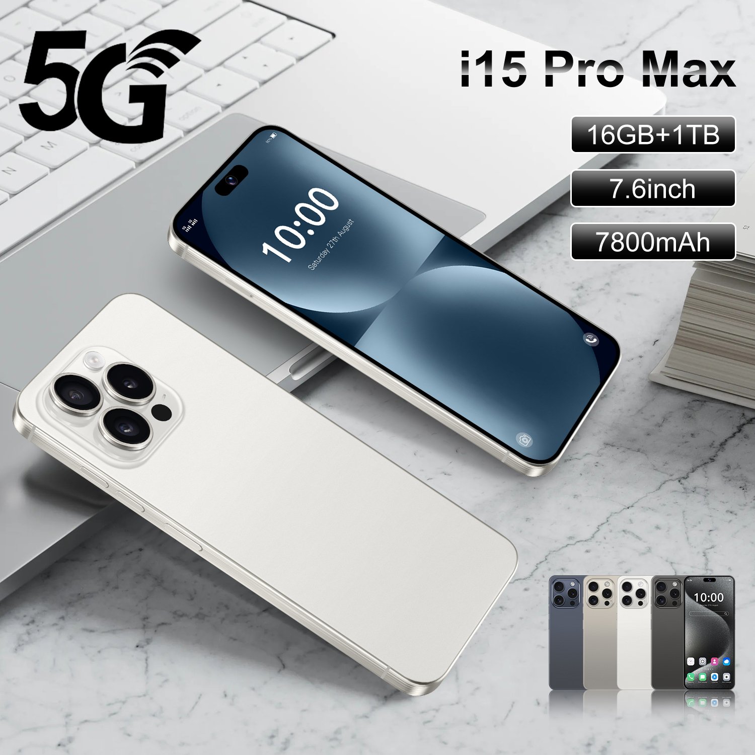 2024 brand new Smartphone 15 Pro max phones 16GB original unlocked ios15 cell phone 6.7 inch Global Version Mobile phones 5G