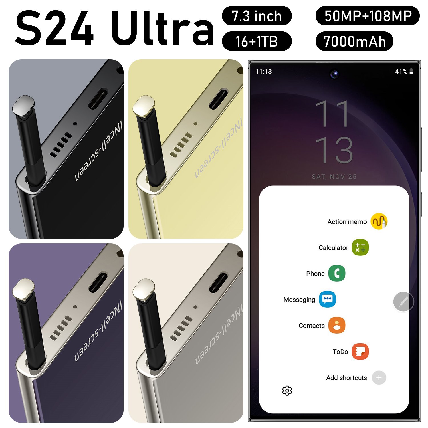 S24 5G-Smartphone Global Wholesale Edition with 16GB RAM 1TB Storage and Advanced Security