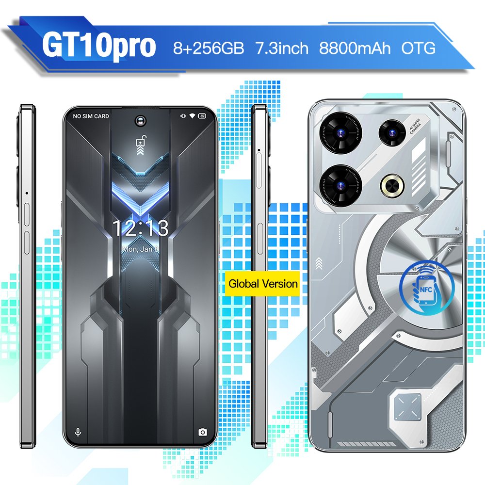 no bomb intrinsically safe gt10 pro smart phones 6.6inch 8gb ram 5g smartphones