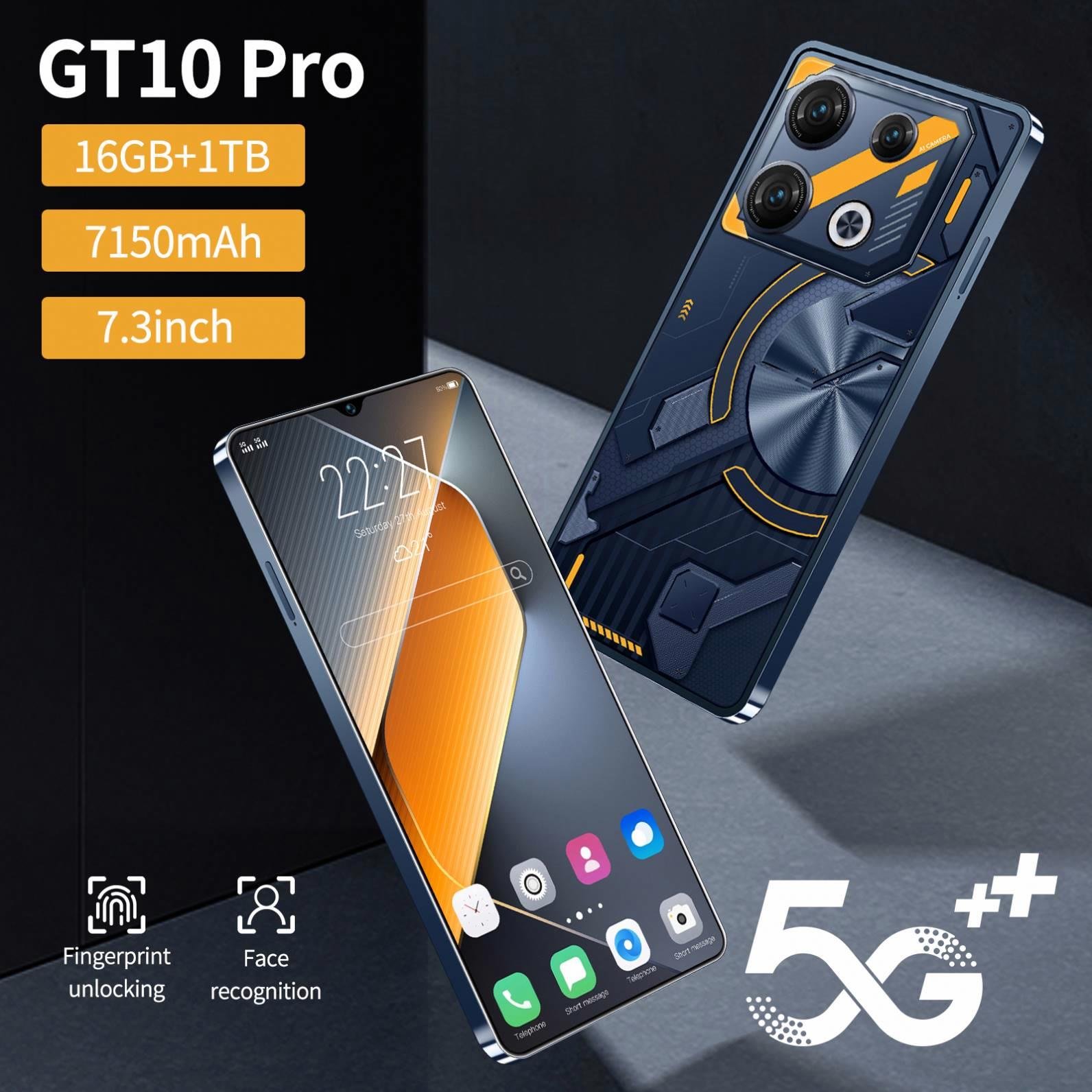 Hot selling 5g smartphone GT10 Pro Dual SIM Standby MTK Processor mobile phone