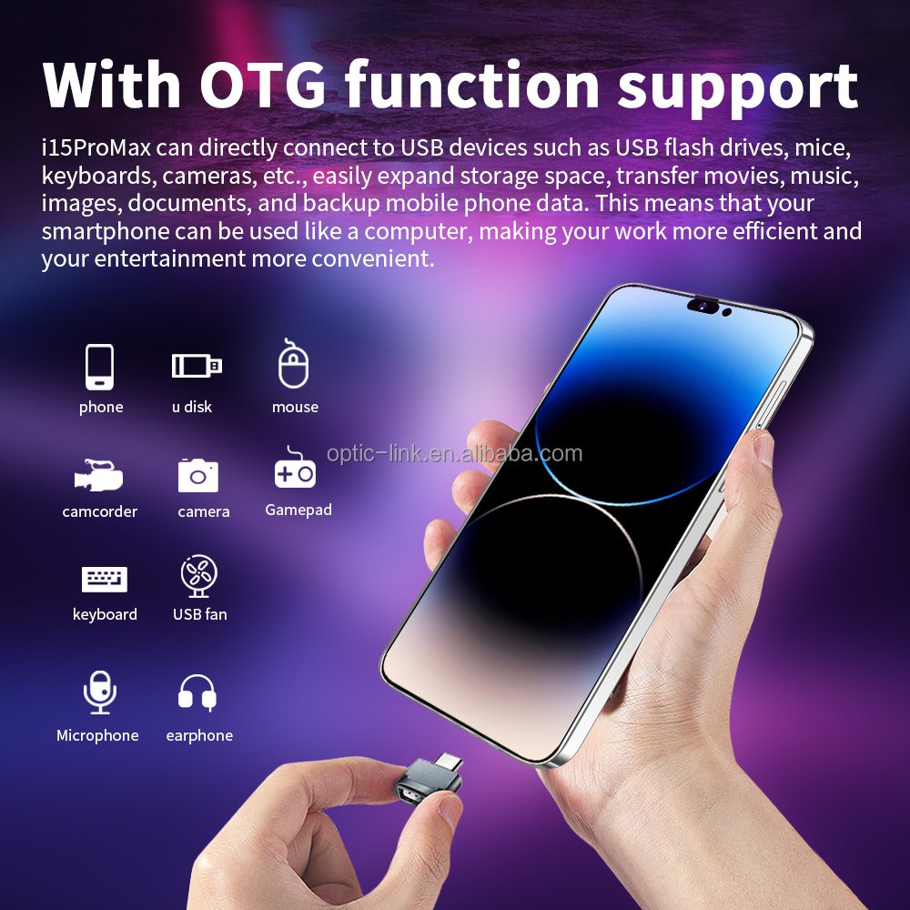 5g Dual Sim Card I 15 Phone 15 Pro Max 5g Smartphone Smart Phone AMOLED Vivo T3x 5g Phone 1511 Box Speaker Global Version 65W