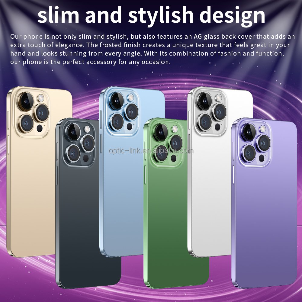 5g Dual Sim Card I 15 Phone 15 Pro Max 5g Smartphone Smart Phone AMOLED Vivo T3x 5g Phone 1511 Box Speaker Global Version 65W