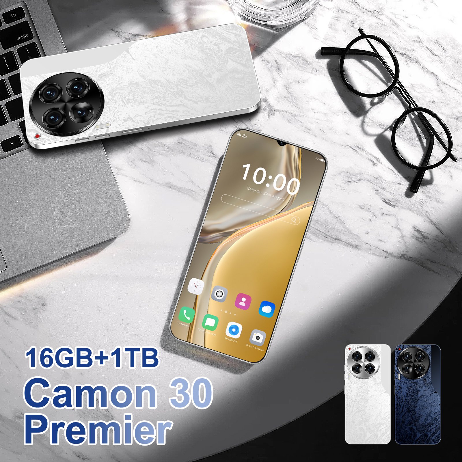 Best selling 5G smartphone Camon 30 Premier unlocked android 13 telephone cell phones smartphones 7.3 inch 16G+1TB mobile phones
