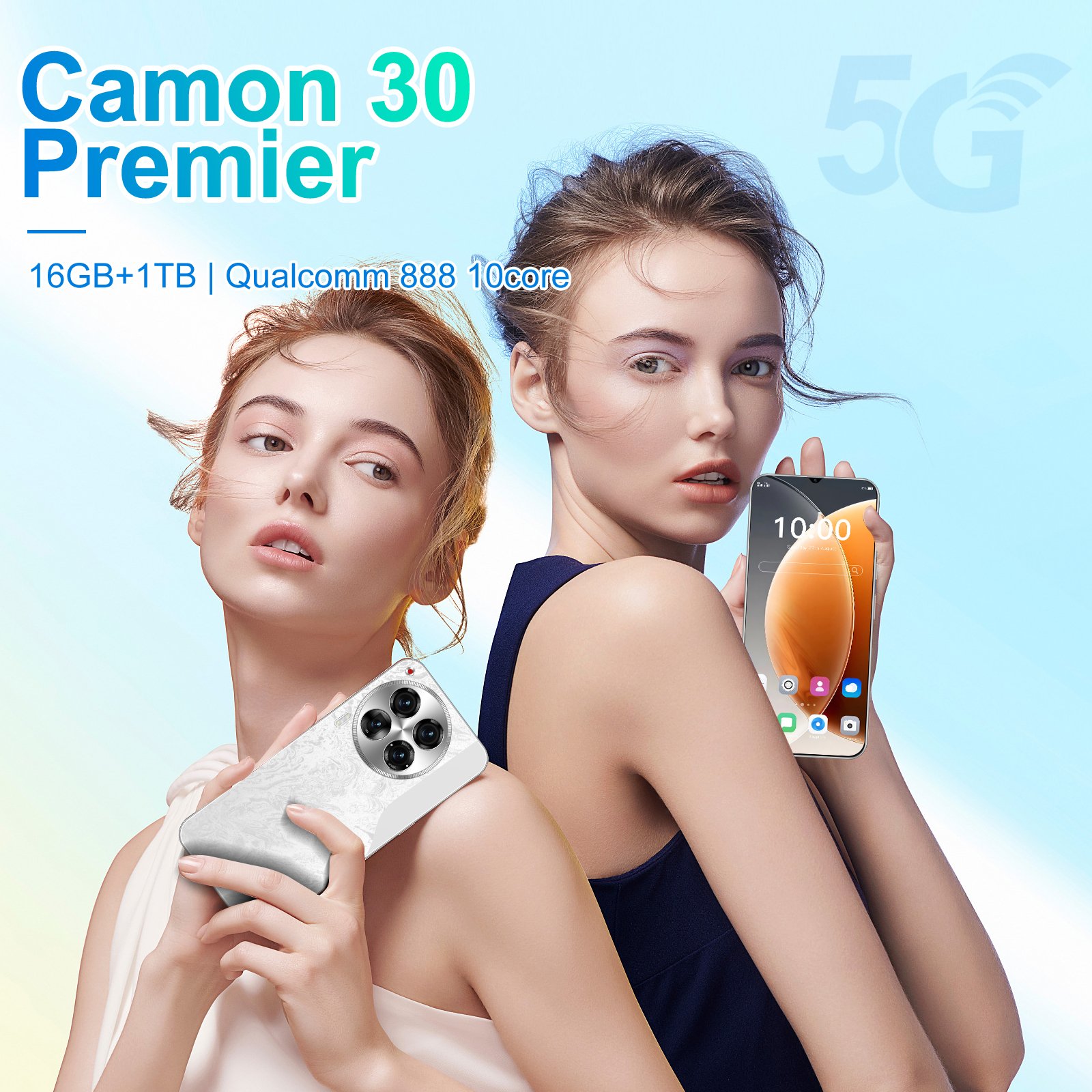 Best selling 5G smartphone Camon 30 Premier unlocked android 13 telephone cell phones smartphones 7.3 inch 16G+1TB mobile phones