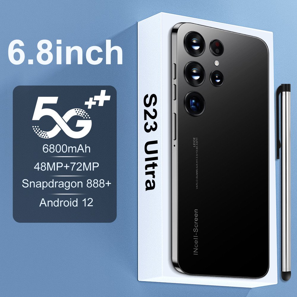 2024 Latest Smart Original Phone S23 Ultra 16GB+1TB Android 13 108MP 5G smartphone dual card dual standby mobile phone