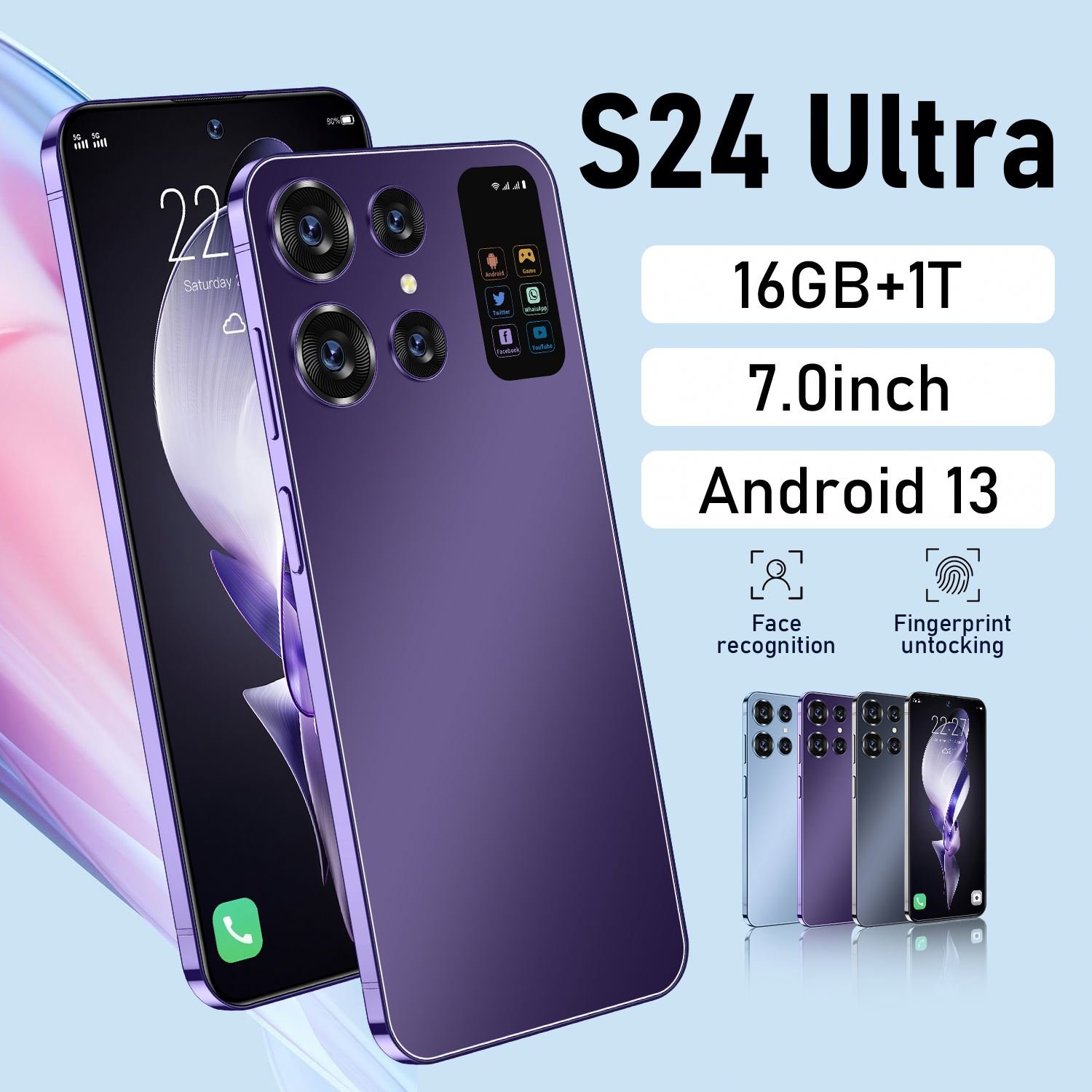 Android Mobile Phone Best brand new Original S24 Ultra S24+ S24 Nuevo Smart Phone Smartphone