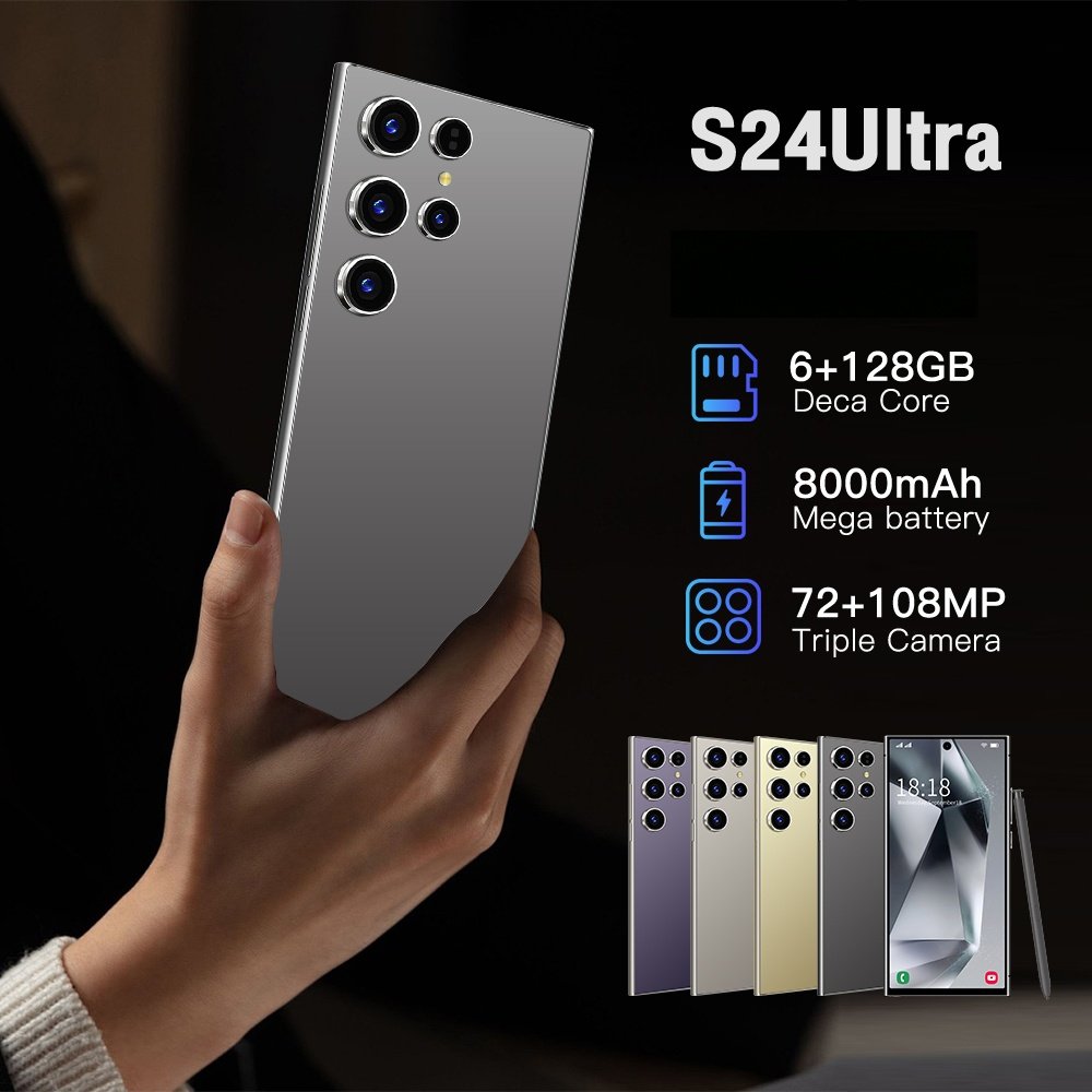 6+128 Galaxy S24 Ultra smartphone 6.8inch telephone Big Battery Unlock S-Pen 4G WIFI android S23 S24 mobile phone