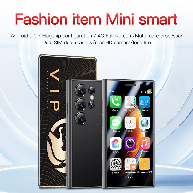Best-Selling 4G Smartphone S23 Pro - Ultra-Compact 3inch Display 2GB+16GB Storage Android 9 Dual 3G SIM Support