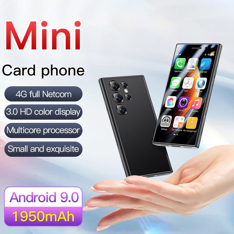 Best-Selling 4G Smartphone S23 Pro - Ultra-Compact 3inch Display 2GB+16GB Storage Android 9 Dual 3G SIM Support