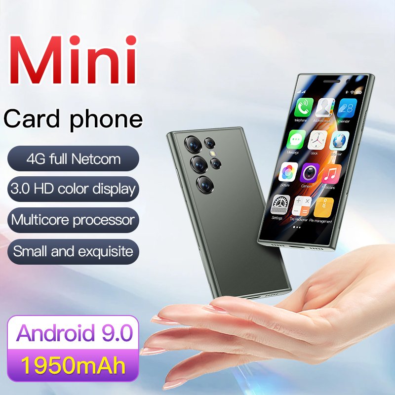 Best-Selling 4G Smartphone S23 Pro - Ultra-Compact 3inch Display 2GB+16GB Storage Android 9 Dual 3G SIM Support
