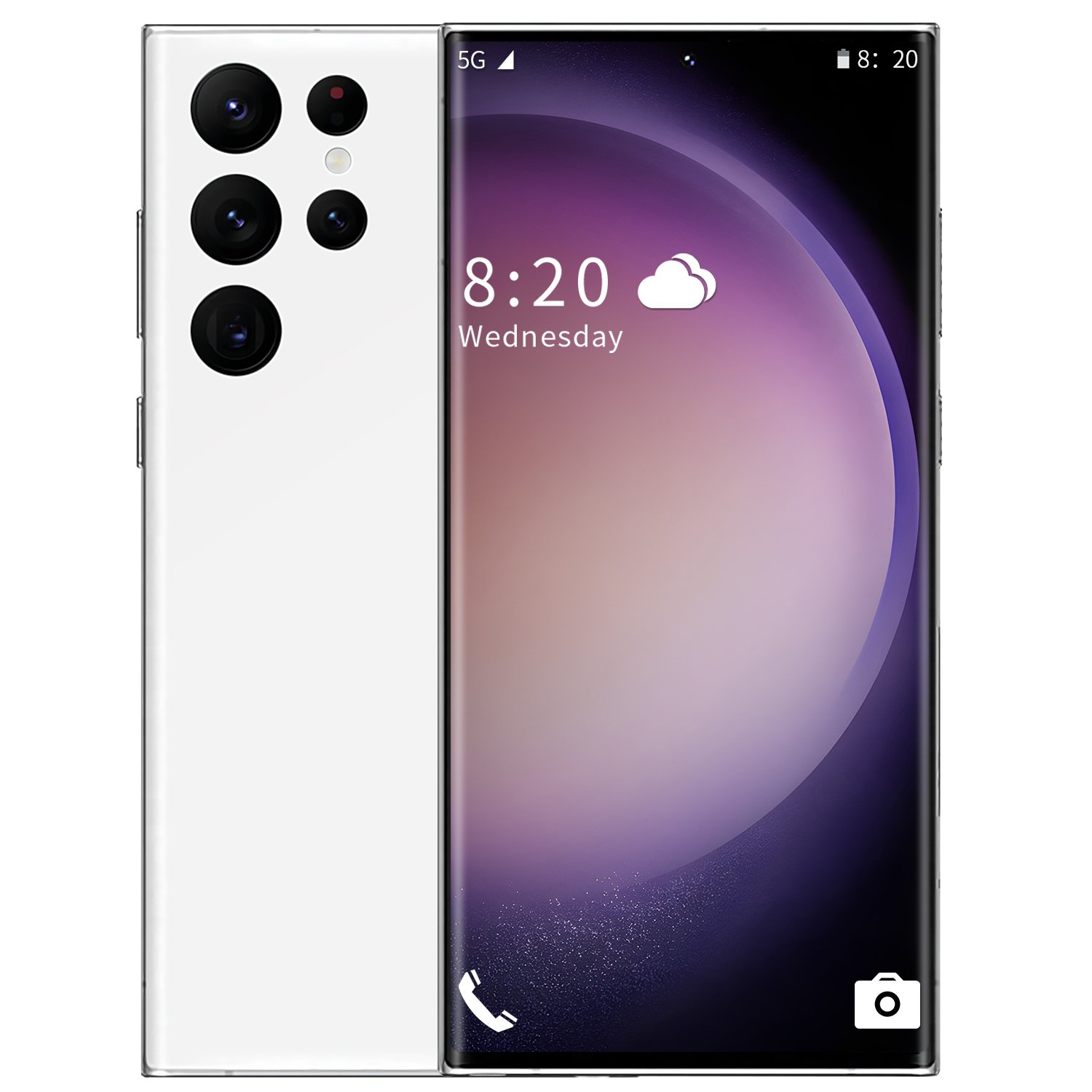 New Global S24 ULTRA Cell Phone 7.3 Inch Big Screen 5G Smartphone 16GB+1TB Dual SIM Android Mobile Phone S24 ULTRA