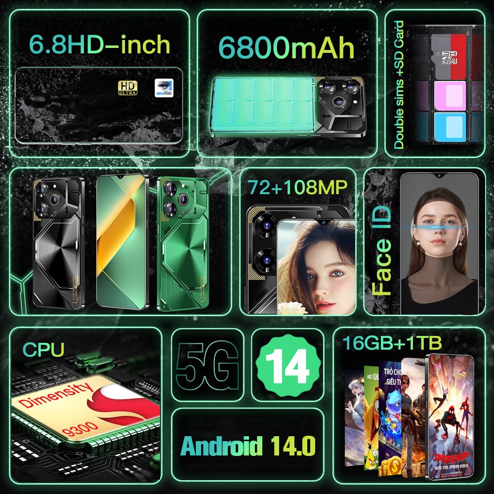 mobil phones 6 pova 5 pro phones 5g smartphone android phone