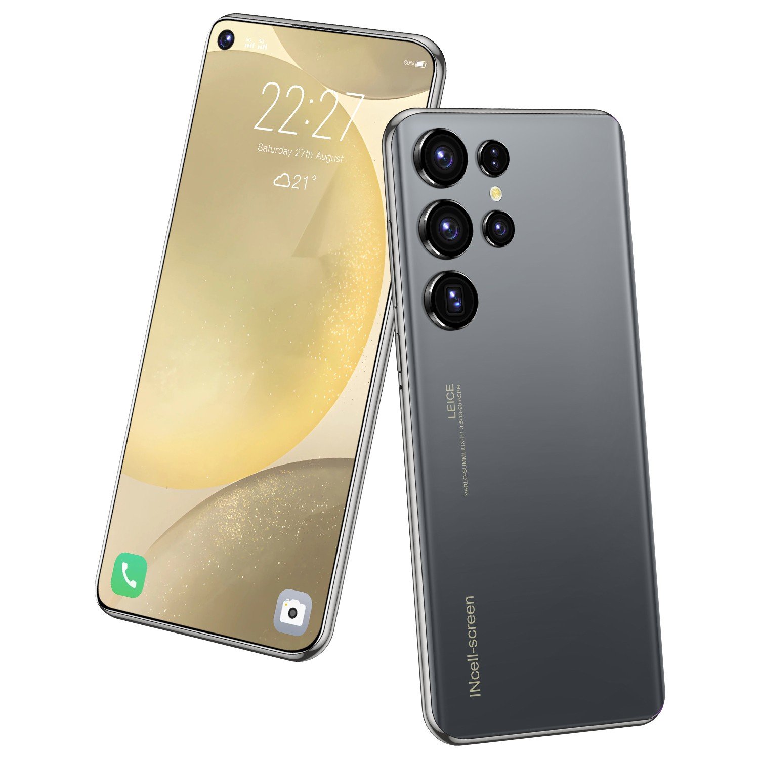 New Arrival Unlocked 4g 5g Smartphone S24 Ultra 16GB+1TB 7.3inch Big Screen Mobile Phone