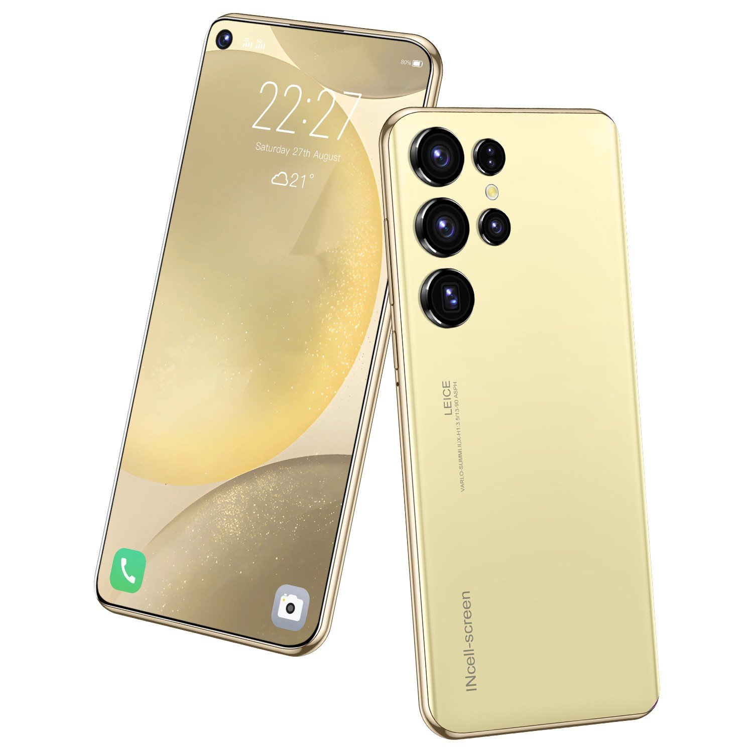 New Arrival Unlocked 4g 5g Smartphone S24 Ultra 16GB+1TB 7.3inch Big Screen Mobile Phone