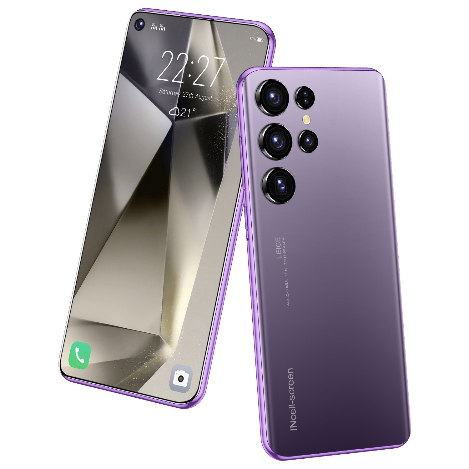New Arrival Unlocked 4g 5g Smartphone S24 Ultra 16GB+1TB 7.3inch Big Screen Mobile Phone