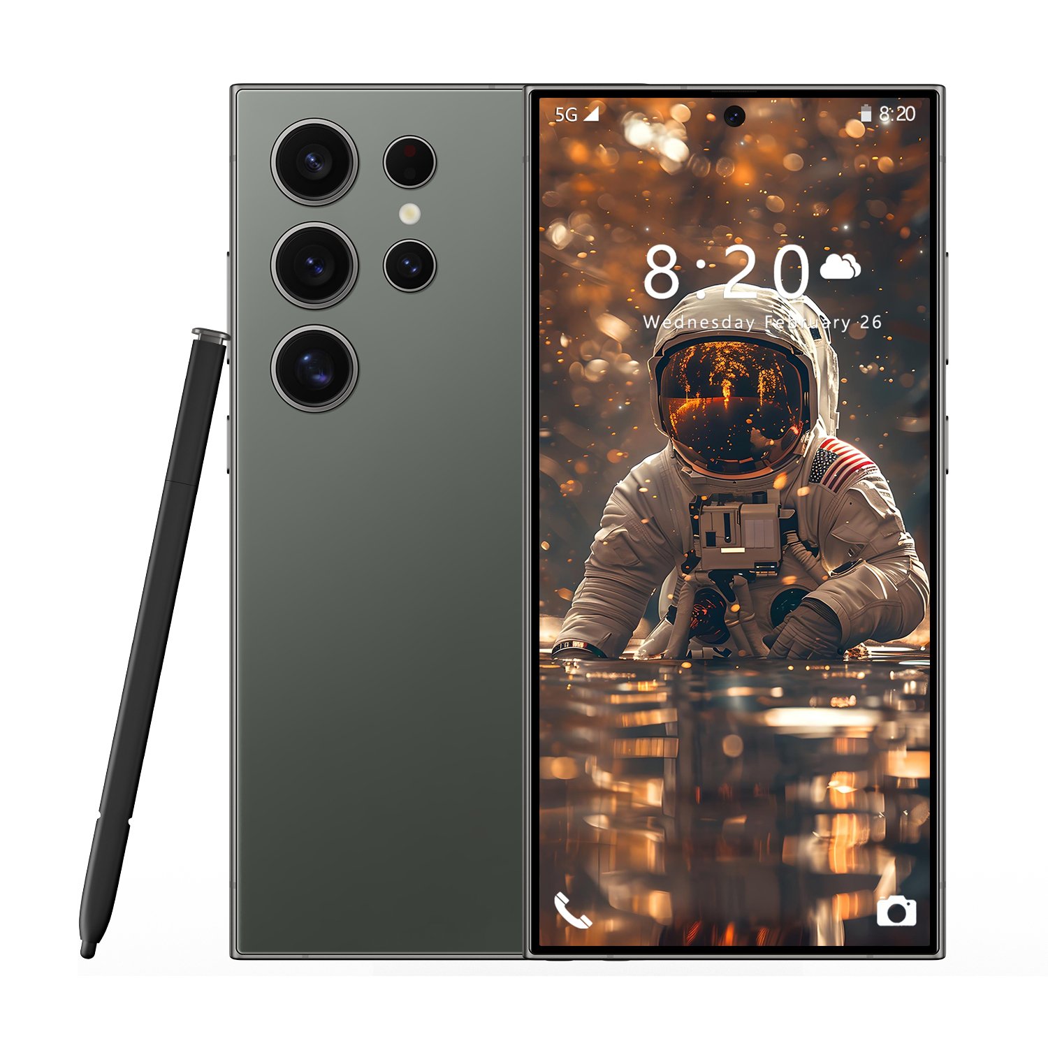 S24Ultra smartphone 6.8-inch HD screen phone, Android 13 3+64 memory card smartphone, dual SIM dual to 5G/4G/GPS good price