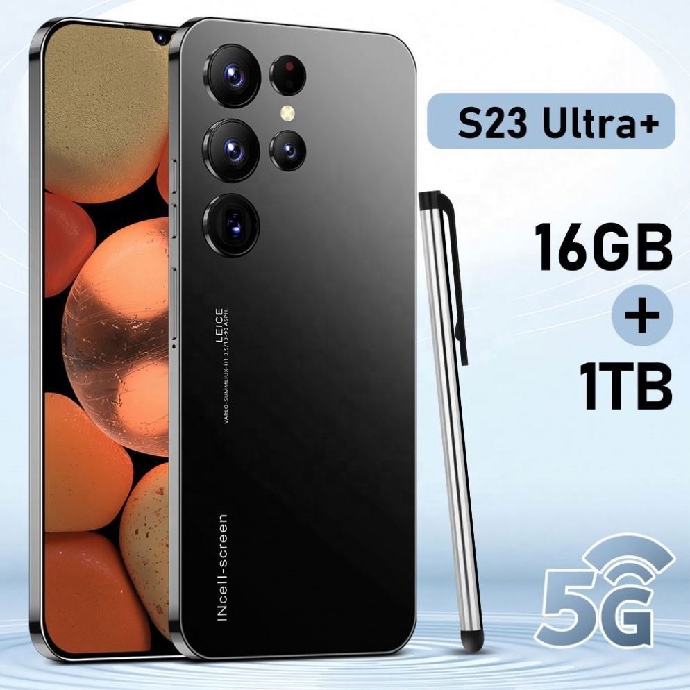 Free sample fast delivery 5g de smartphones amoled 7.3 inch full screen Portable small 5g smartphone s23 ultra original telefons