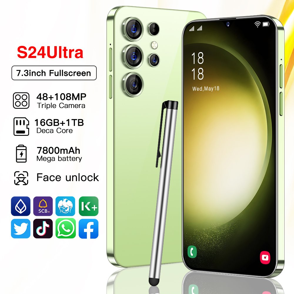 Original phones samsun s24 ultra Smartphones For s24 ultra 16GB+1TB 5G Dual SIM Cellphone Mobile Phone s24 ultra 5g smartphone