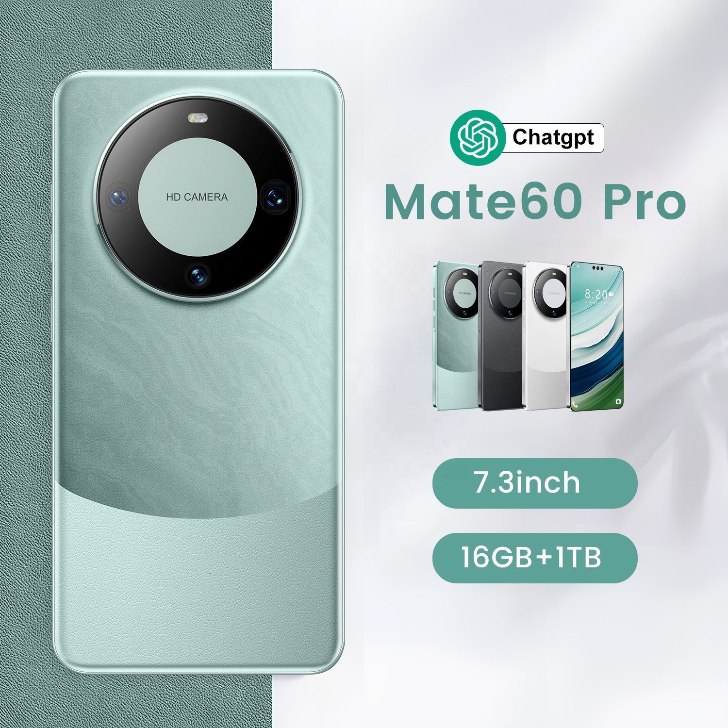 Original phones Mate60Pro Smartphones 16GB+1TB 5G Dual SIM Cellphone Mobile Phone Mate60Pro 5g smartphone