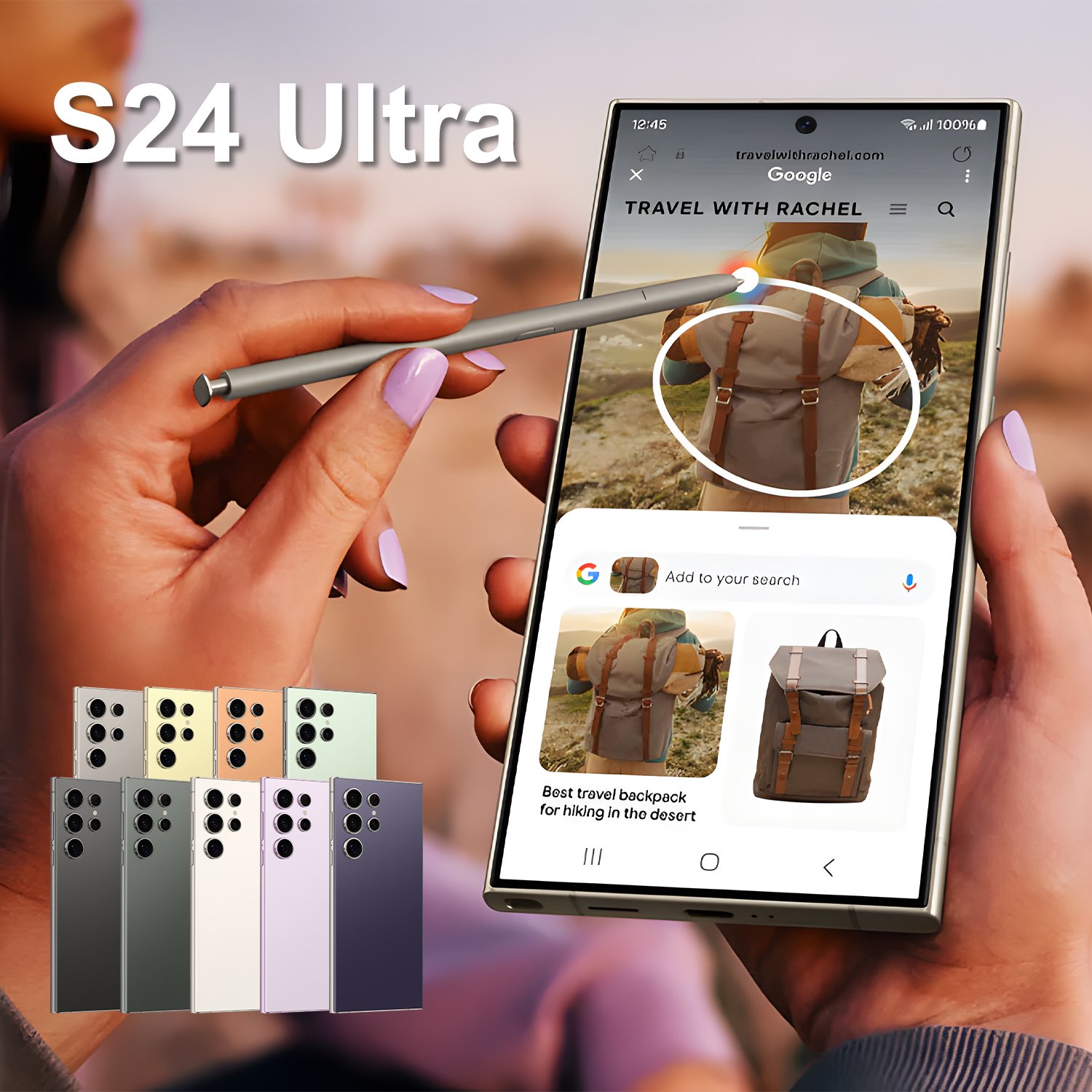 best selling S24 ULTRA original 7.3 inch 16GB+1TB 72MP+108MP Big Screen cellphone Smartphone 5G Mobile Cell Phone