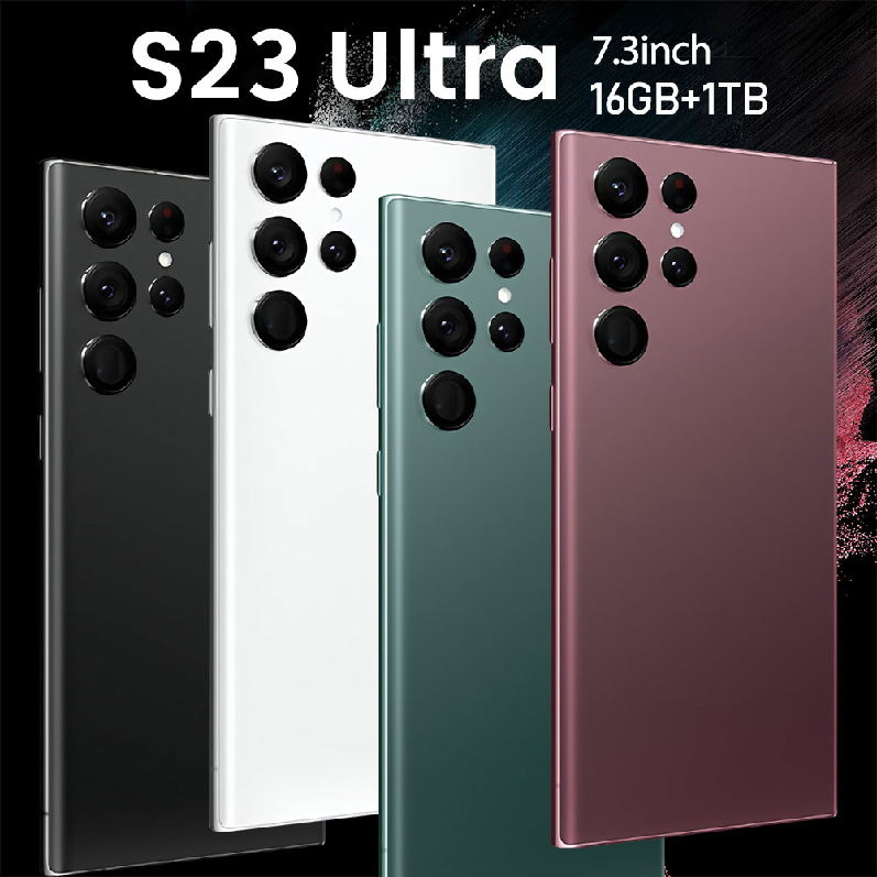 HIGH EQUIPMENT 50% OFF Best sell Smartphone s23 Ultra 16+512g Version Dual SIM original cellphone 7.2inc 6.8inch 5G Smartphone