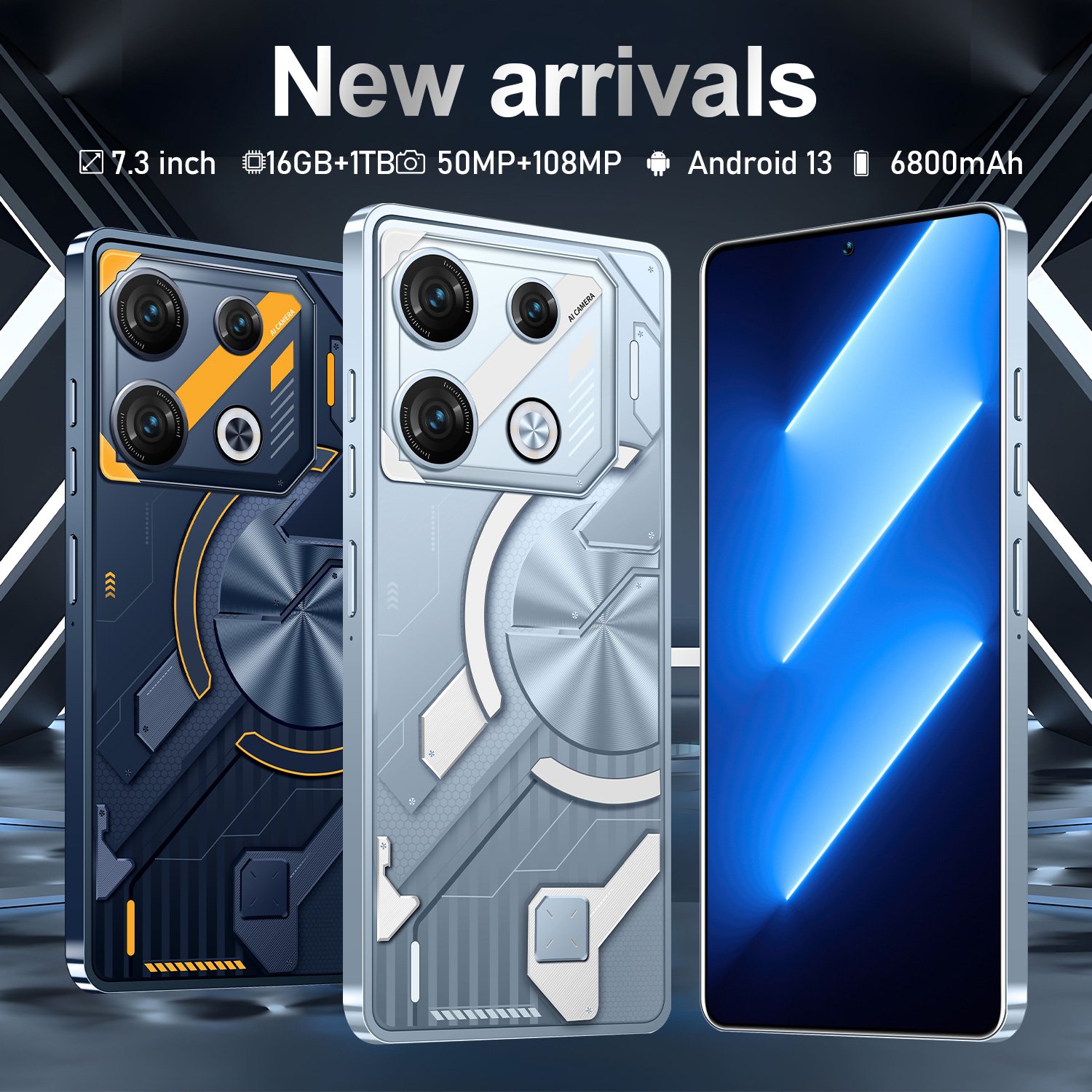 Other7.3 Inch original S24 Ultramobile phones GT10 Pro Smart Android13 5g Smartphone 16gb + 1Tb Hd Large Screen android phone