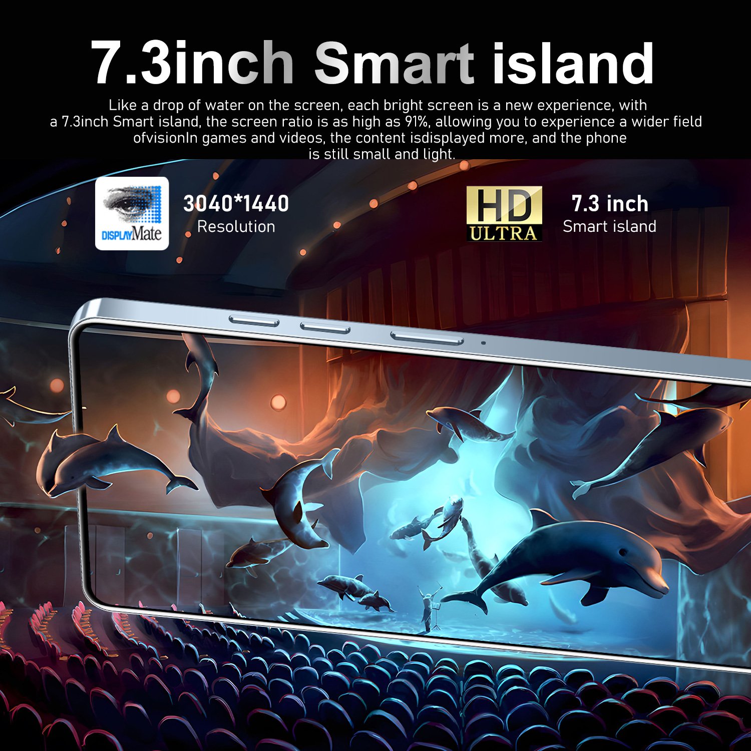 Other7.3 Inch original S24 Ultramobile phones GT10 Pro Smart Android13 5g Smartphone 16gb + 1Tb Hd Large Screen android phone