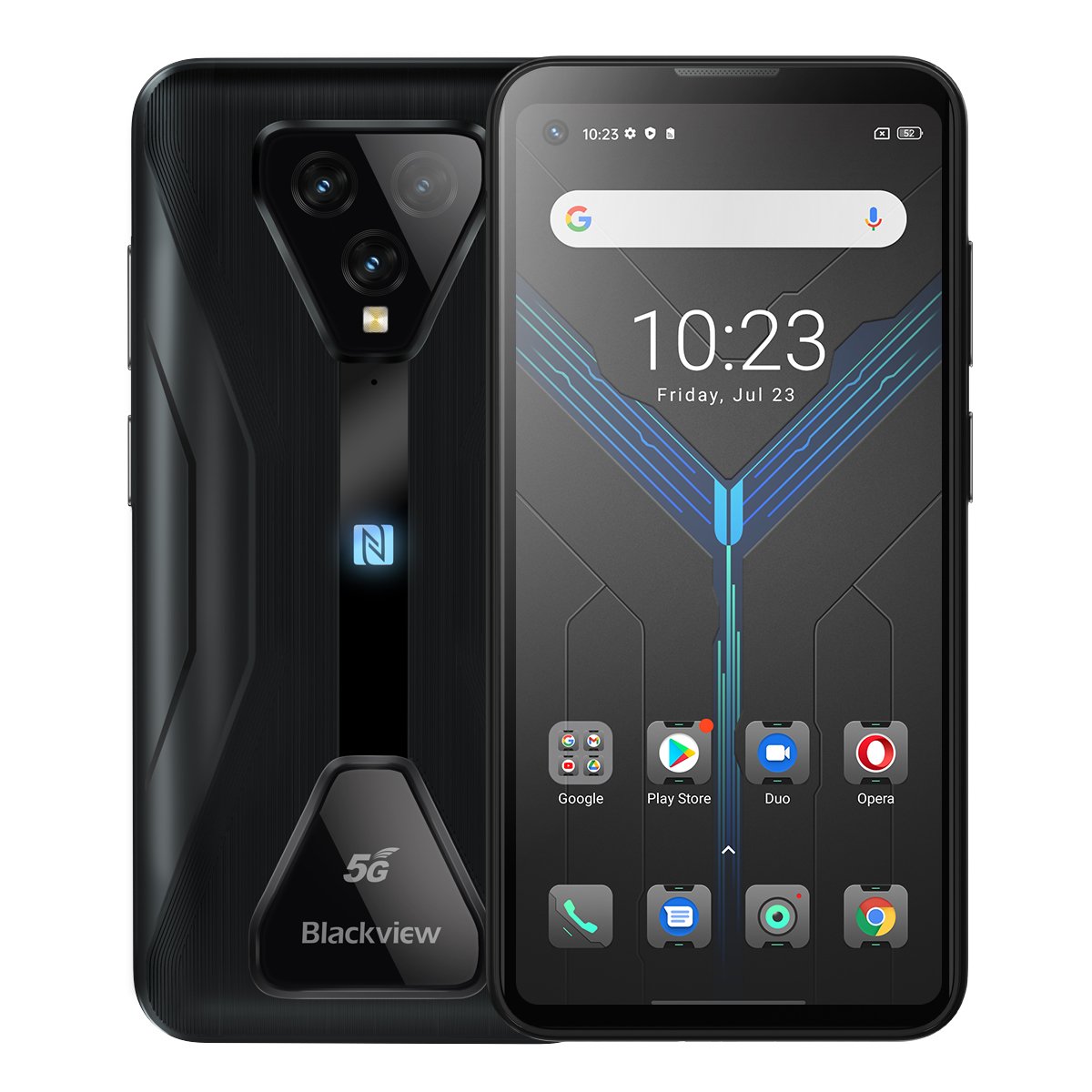 Dual 5G Smartphone Blackview BL5000 IP68 Waterproof 30W Fast Charge Rugged Gaming Phone 8GB+128GB 16MP Ultra-wide Global Mobile