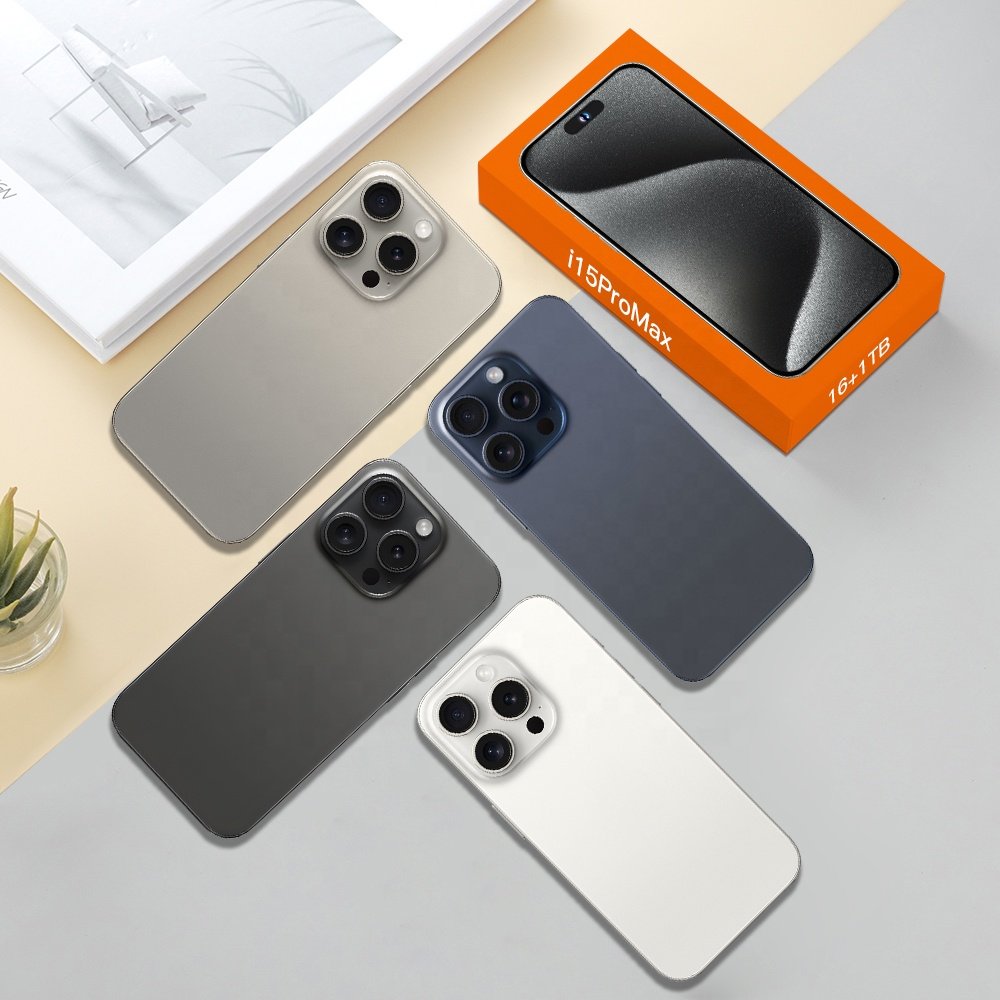 Original i For Phone 15 Pro Max i16 5G Smartphone Telefone Cell Phone Smartphone i12 Android Feature Gaming Mobile Phone