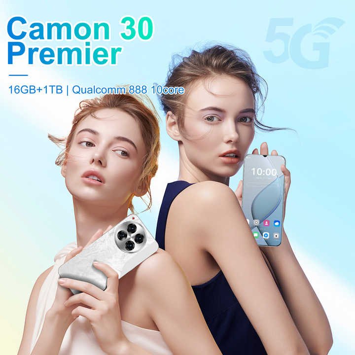 Camon 30 Premier 5G Smartphone 2SIM Cellphone Wholesale Android Mobile Phones 2024 Original 16GB RAM 1TB Smart Phone Lcd Type C