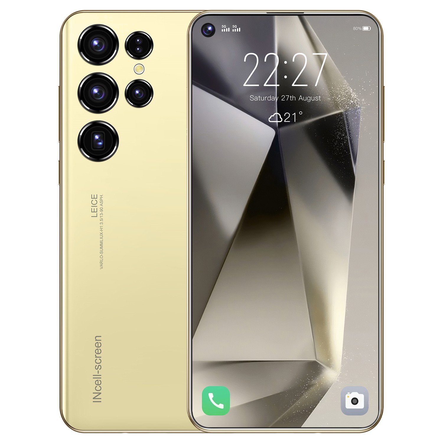 5G smartphones S24 Ultra 2GB+16GB Quick Charge rear camera mobile phone 6.6-inch high-definition display screen Mobile Phones