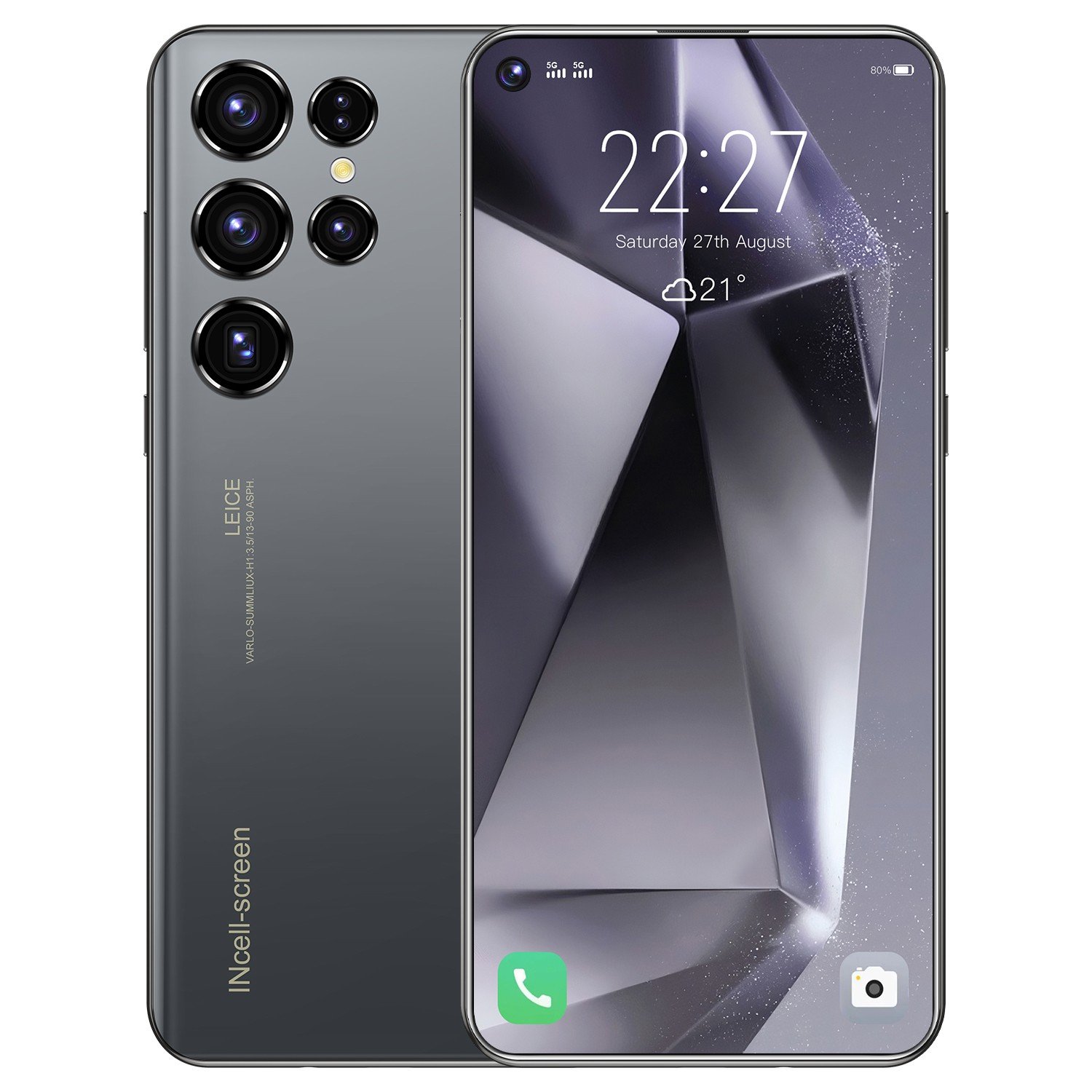 5G smartphones S24 Ultra 2GB+16GB Quick Charge rear camera mobile phone 6.6-inch high-definition display screen Mobile Phones