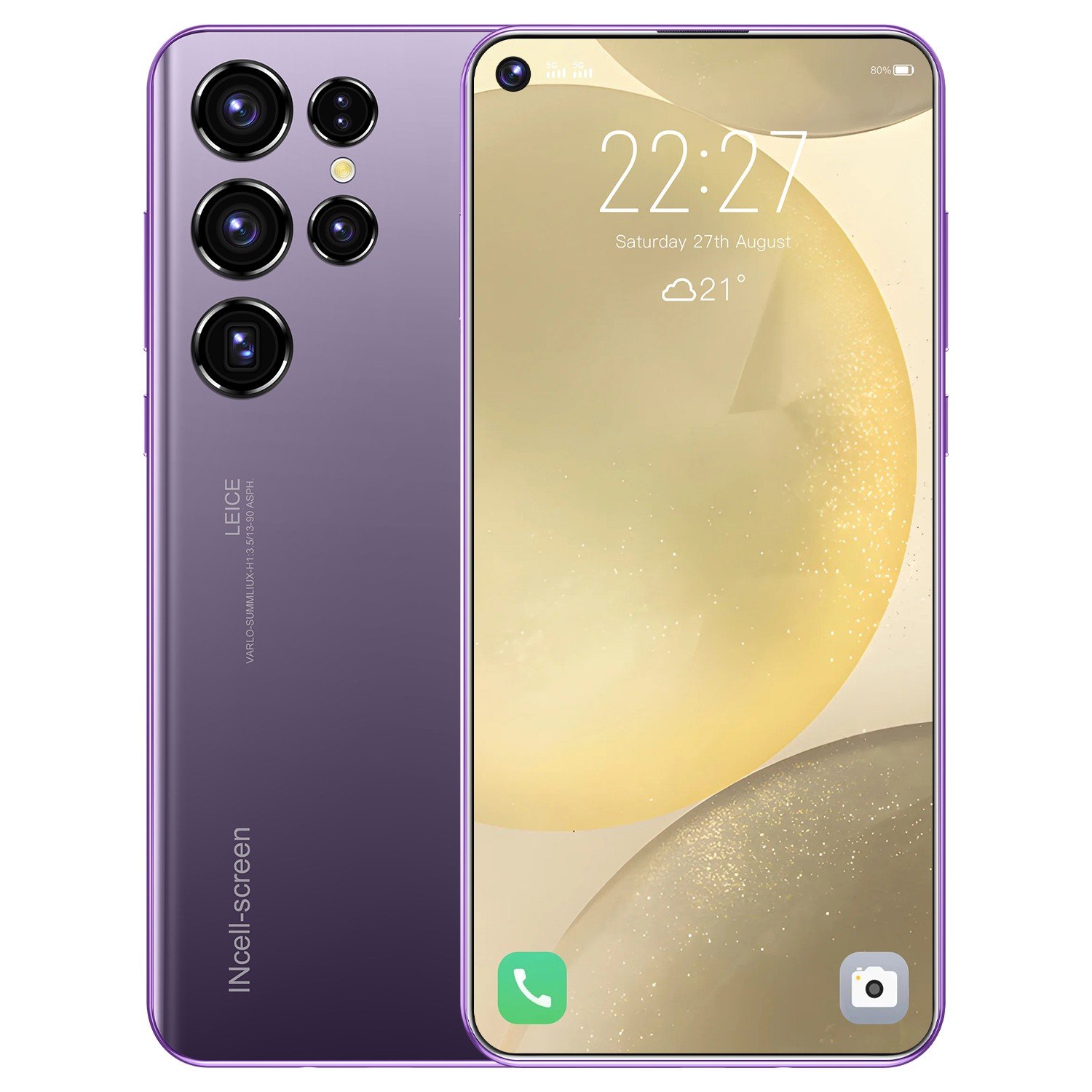 5G smartphones S24 Ultra 2GB+16GB Quick Charge rear camera mobile phone 6.6-inch high-definition display screen Mobile Phones