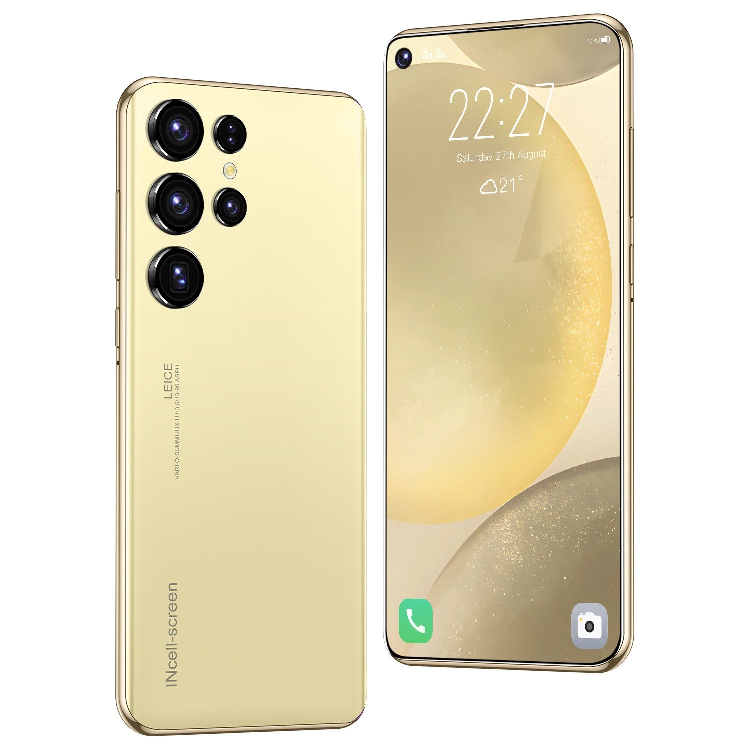 5G smartphones S24 Ultra 2GB+16GB Quick Charge rear camera mobile phone 6.6-inch high-definition display screen Mobile Phones