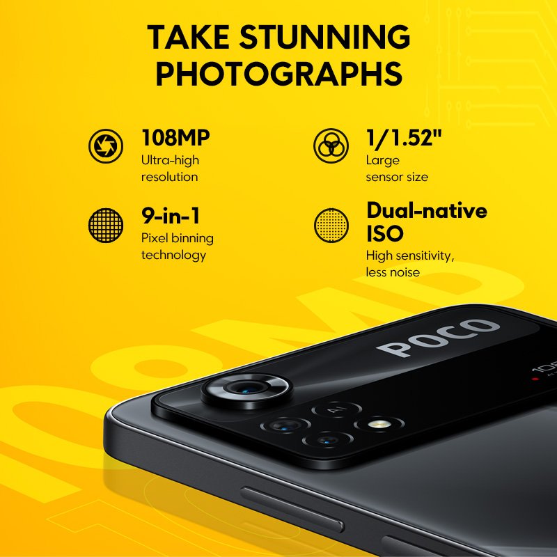 2022 Global Poco X4 Pro 5G Smartphone Telephone 108MP Triple Camera 120Hz Amoled screen 67W turbo charging Global Version