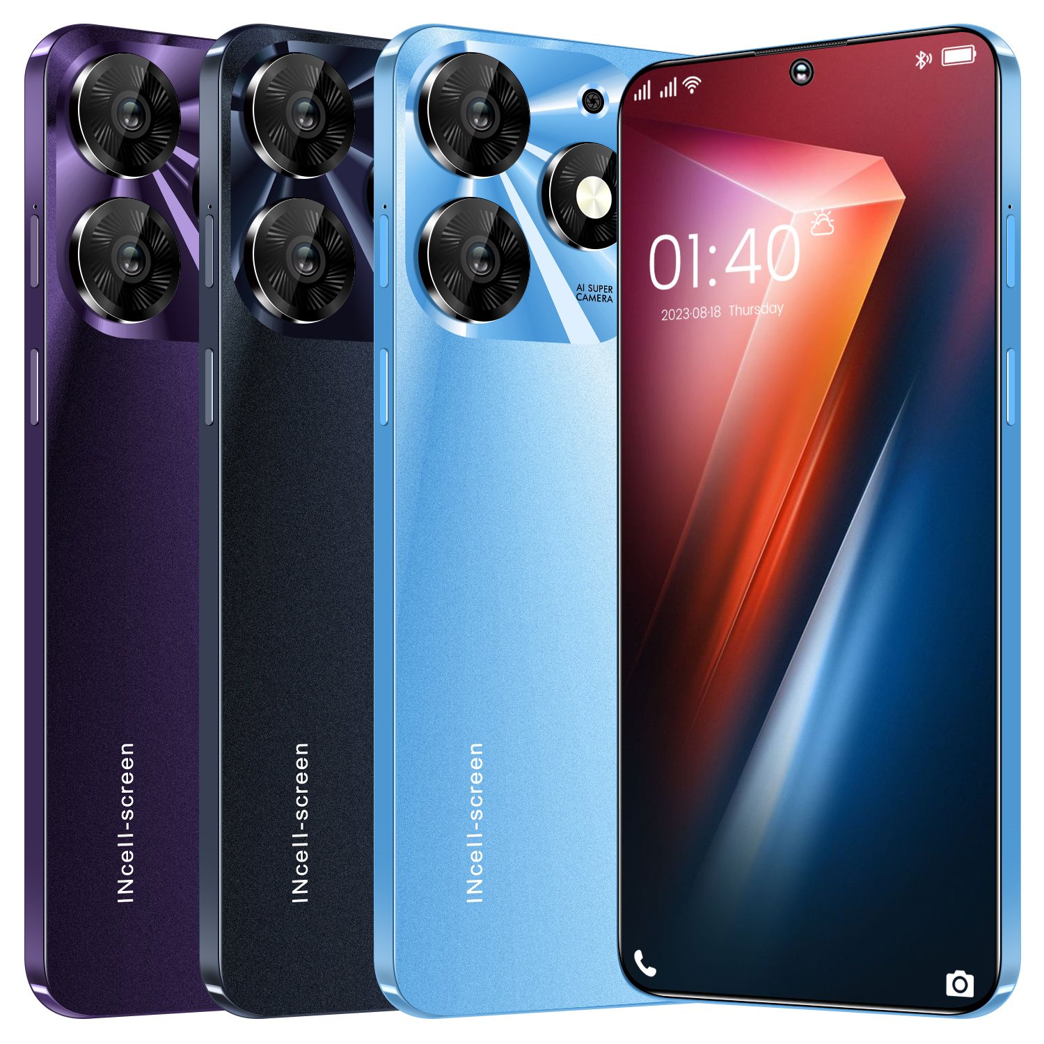 New Global Unlocking 4G /5G Smartphone 16GB+1TB 7.0-inch Full Screen Android 13 mobile Phone