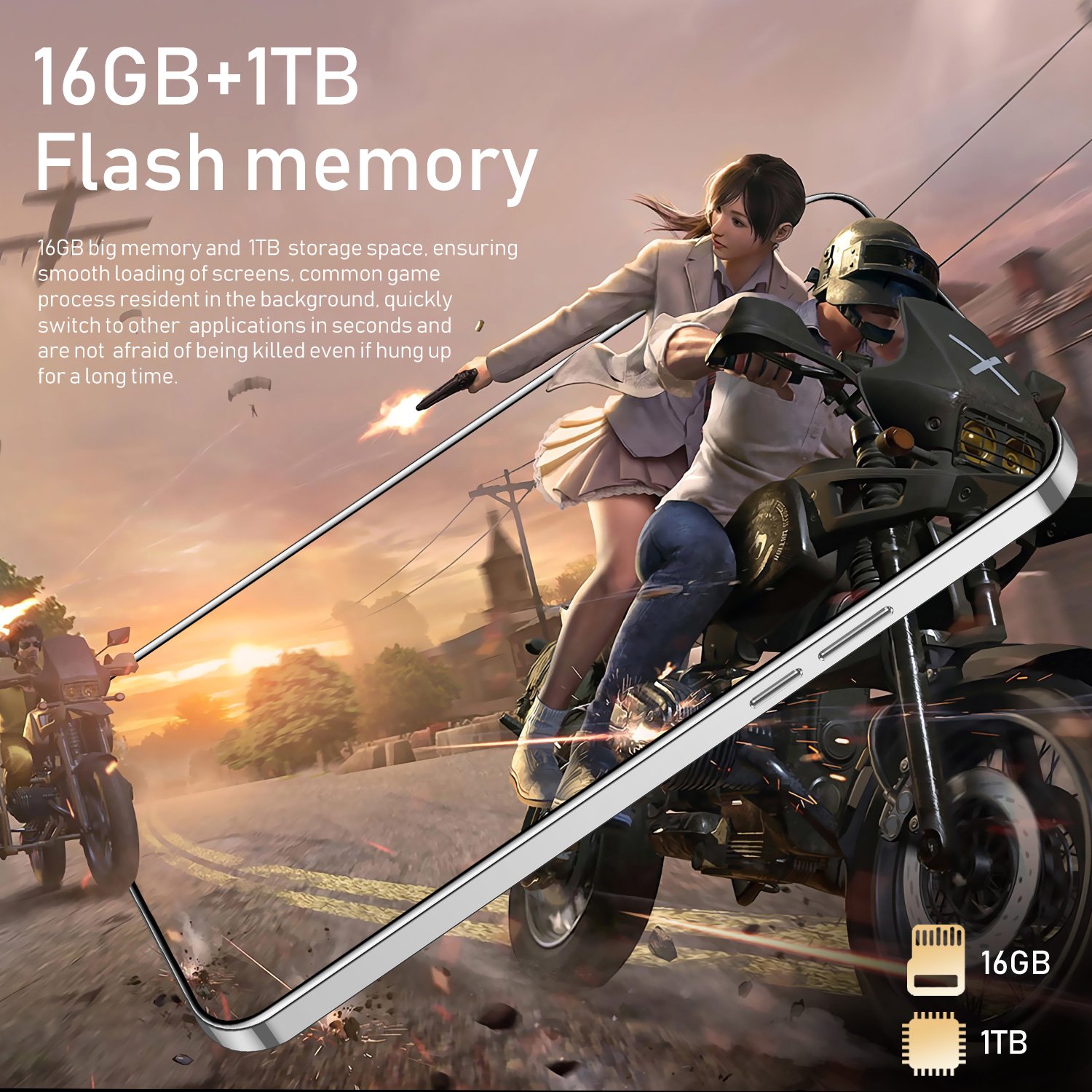Hot Selling Phone14 Pro Max Original 16GB+1TB 6.7 Inch Android 12.0 Double Sim Card Mobile Phone Cell Gaming Phone 5G Smartphone