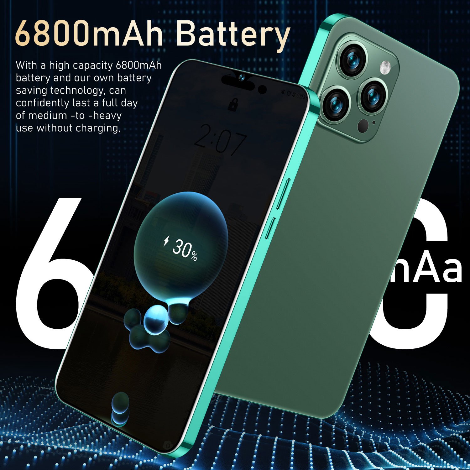 Hot Selling Phone14 Pro Max Original 16GB+1TB 6.7 Inch Android 12.0 Double Sim Card Mobile Phone Cell Gaming Phone 5G Smartphone